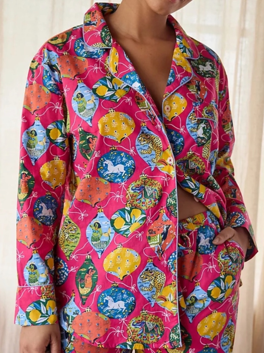 Size M Printfresh Pink Christmas Pajamas